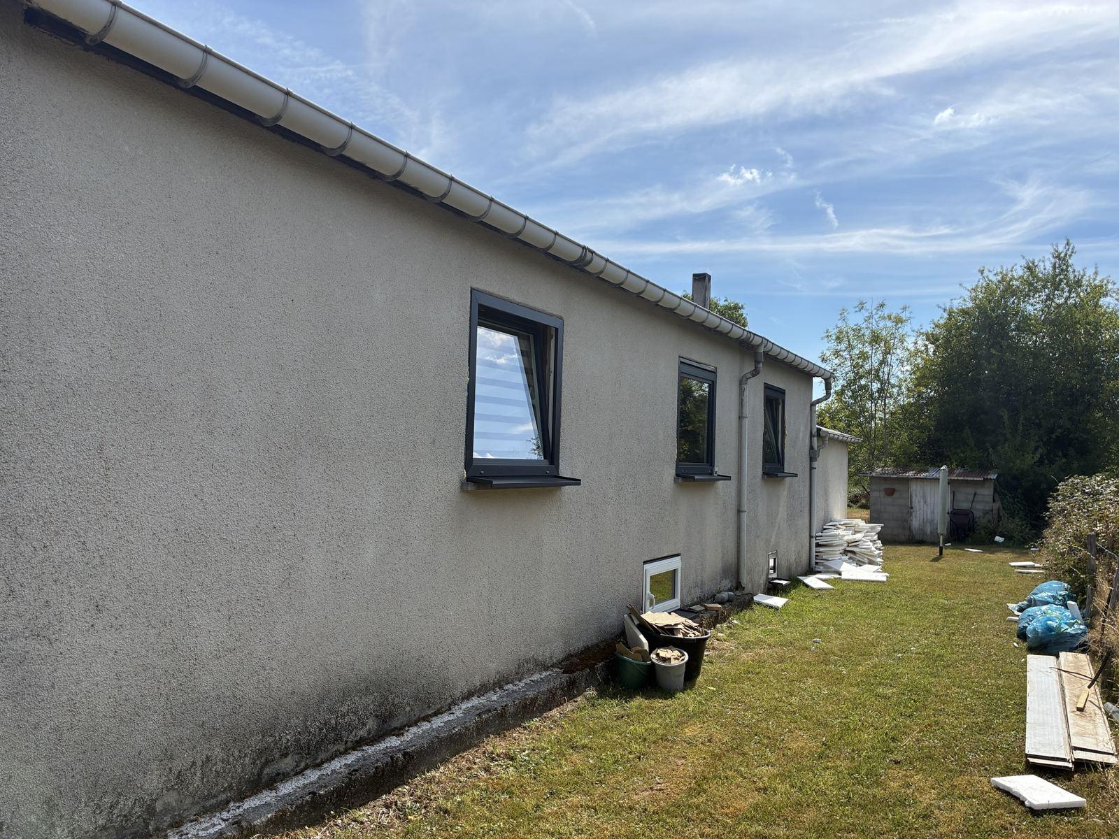 Façade avant isolation