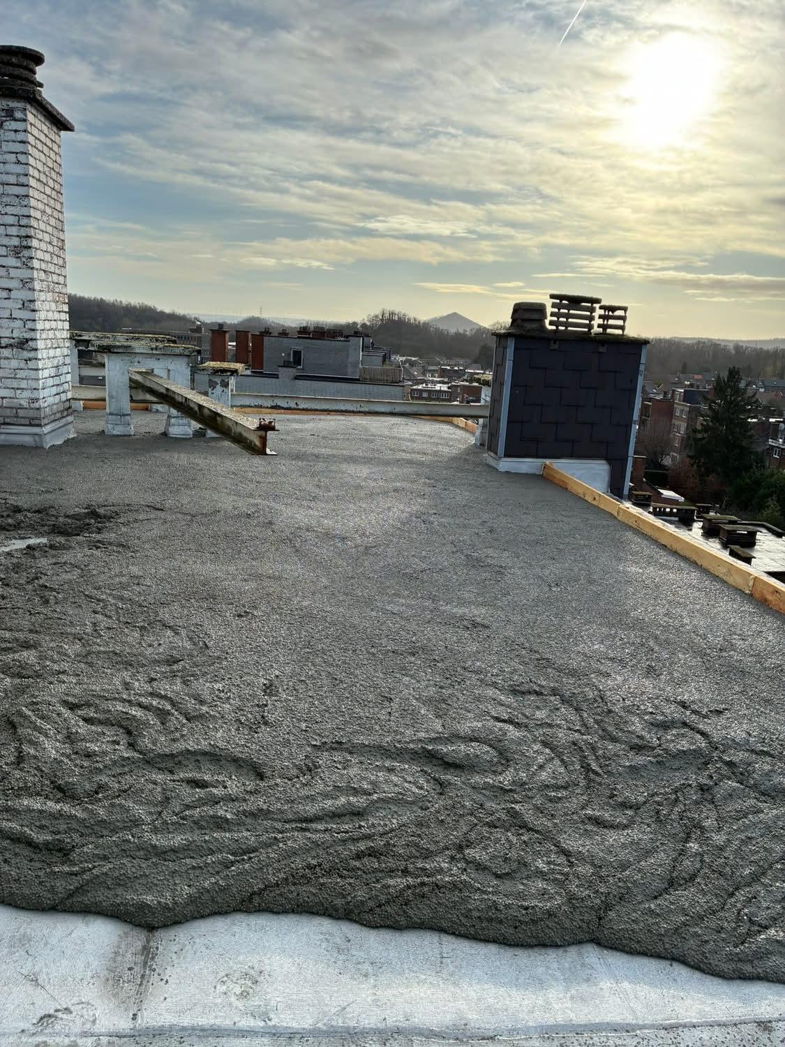 Forme de pente en béton EPS projeté